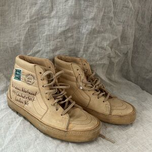 Vivienne Westwood x VansTan and Cream shoes, Size Boys: 3.5 Women: 5